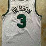 Maillot de Basket #3 Iverson Philadelphia 76ers 1997-98 Blanc